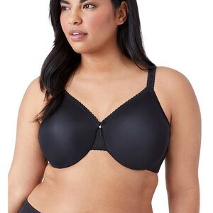 WACOAL Simple Shaping Minimizer Black Bra Size 38D